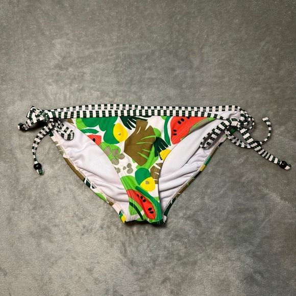 Y2K Xhilaration Bikini Bottoms Juniors Size S Tropical Fruit Beach Colorful Swim - Picture 3 of 10